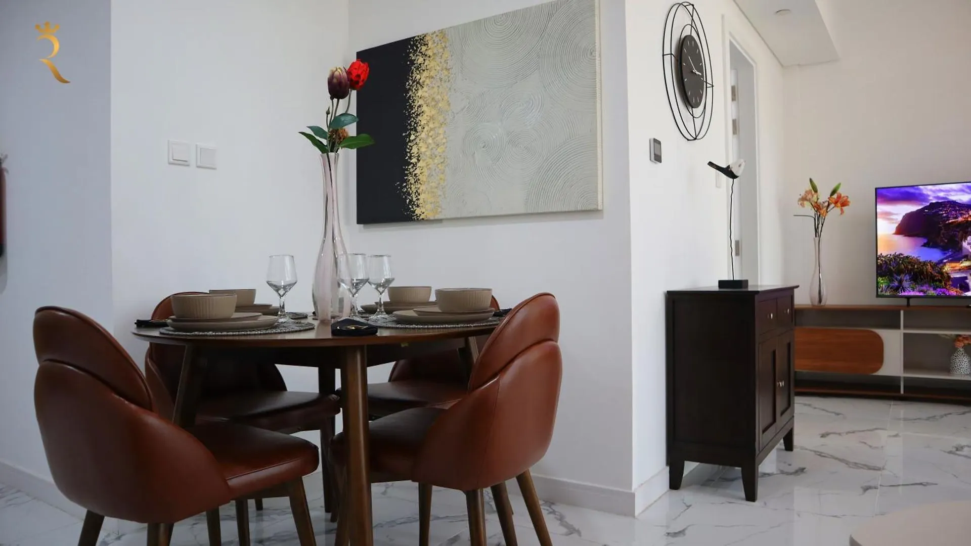 The Grove Hidden 2Br Comfort Home In Oasis Masdar Apartman Abu Dzabi